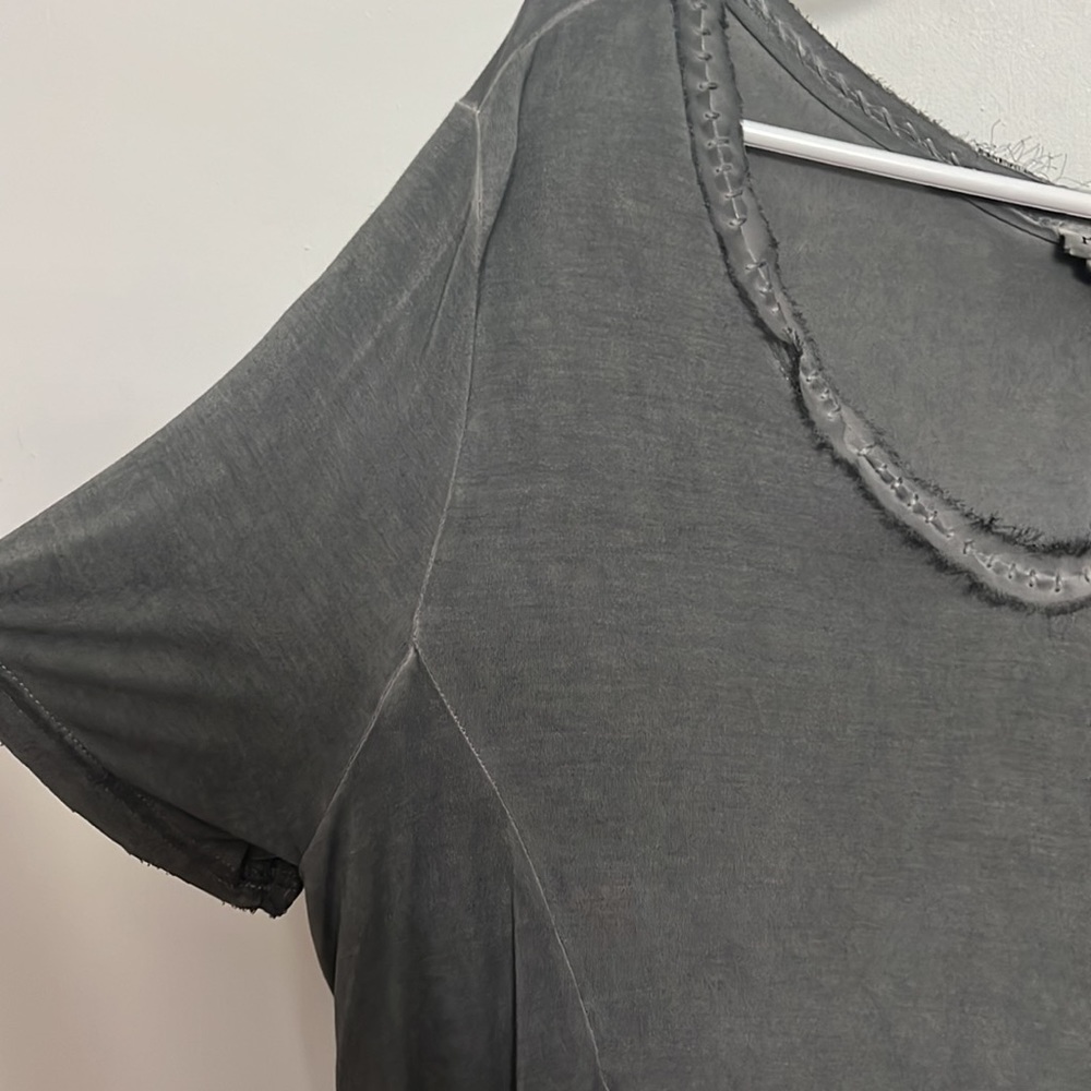 Gray Soft Basic Tee - image 3